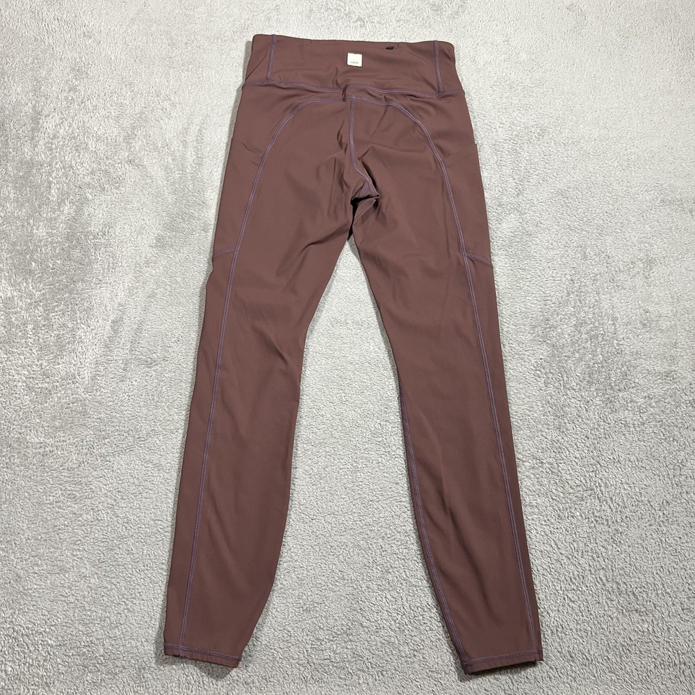 Vuori Stride Leggings Women XS Brown Running Performance Yoga Gym Training VW429 - Picture 9 of 11